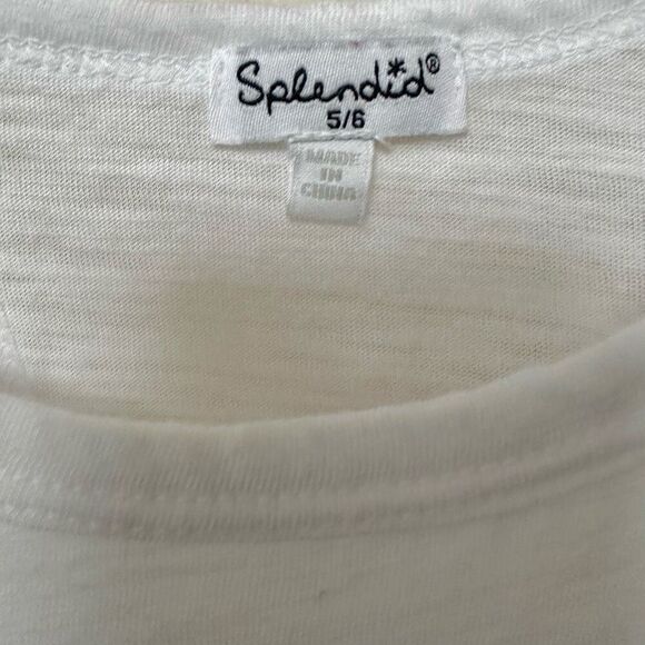 Splendid girls white tank top - Picture 3 of 5